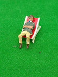 Subbuteo Cricket personaggio su sdraio - A
