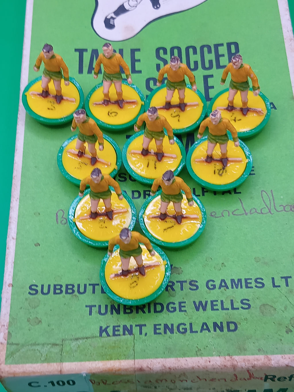 Subbuteo squadra hw Norwich ref. 028