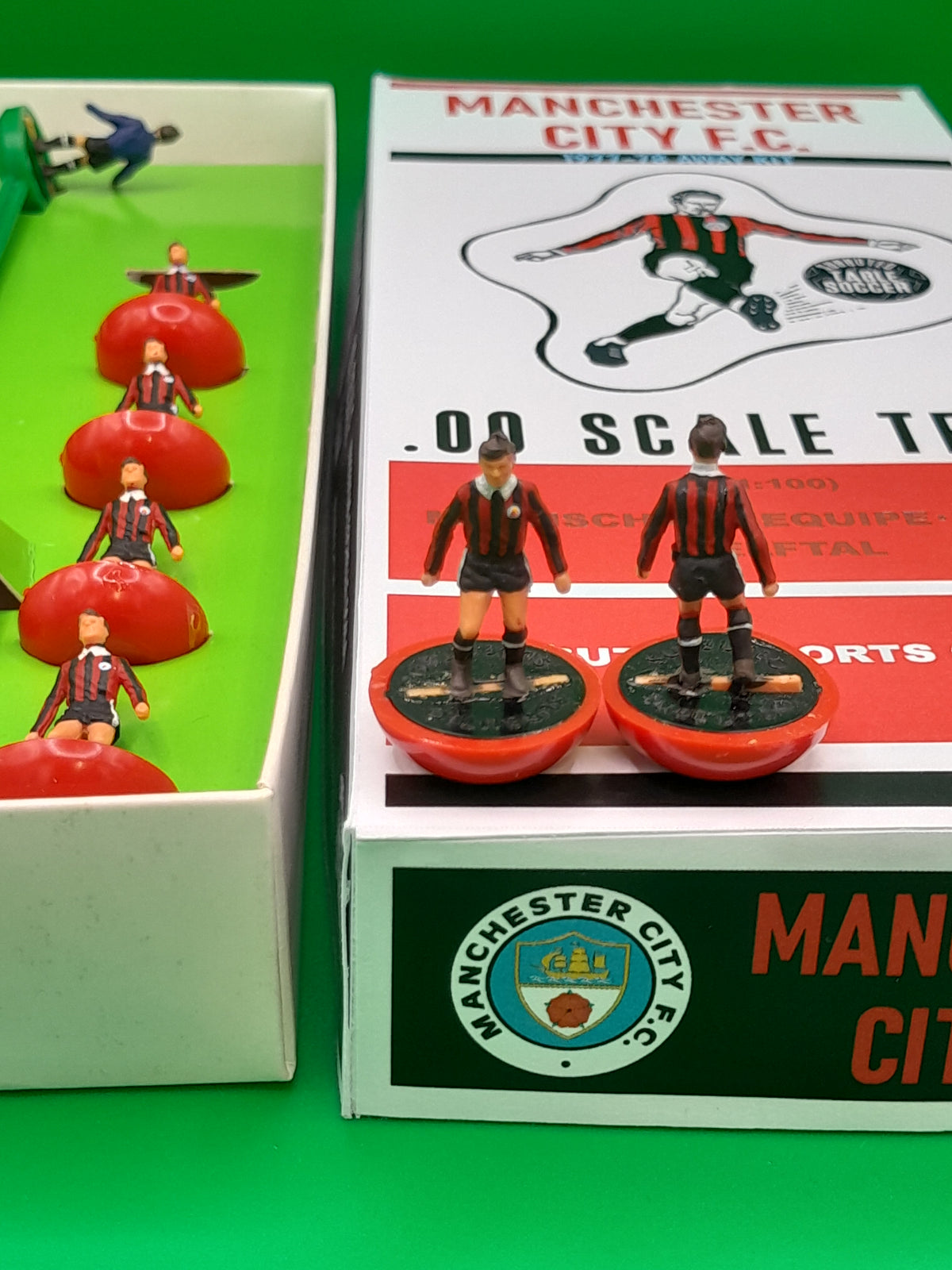 Subbuteo squadra hw Manchester City 1977/78 2nd - collezione Old Britain