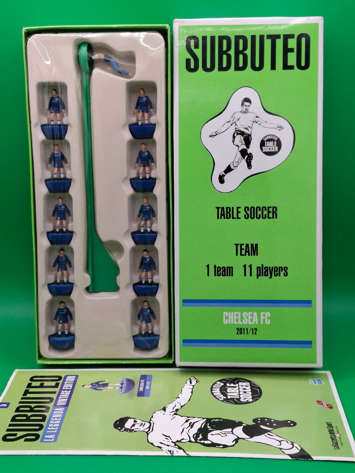 Subbuteo squadra hw 'serie La Leggenda Vintage Edition' Chelsea 2011/12 - libretto
