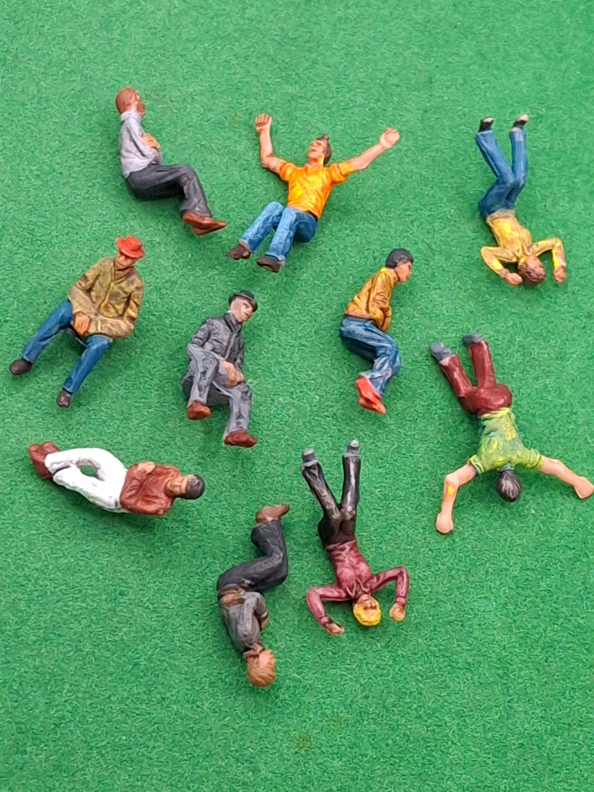 Subbuteo spettatori dipinti a mano old style