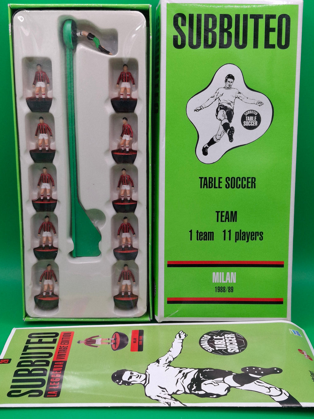 Subbuteo squadra hw 'serie La Leggenda Vintage Edition' Milan 1988/99 - libretto