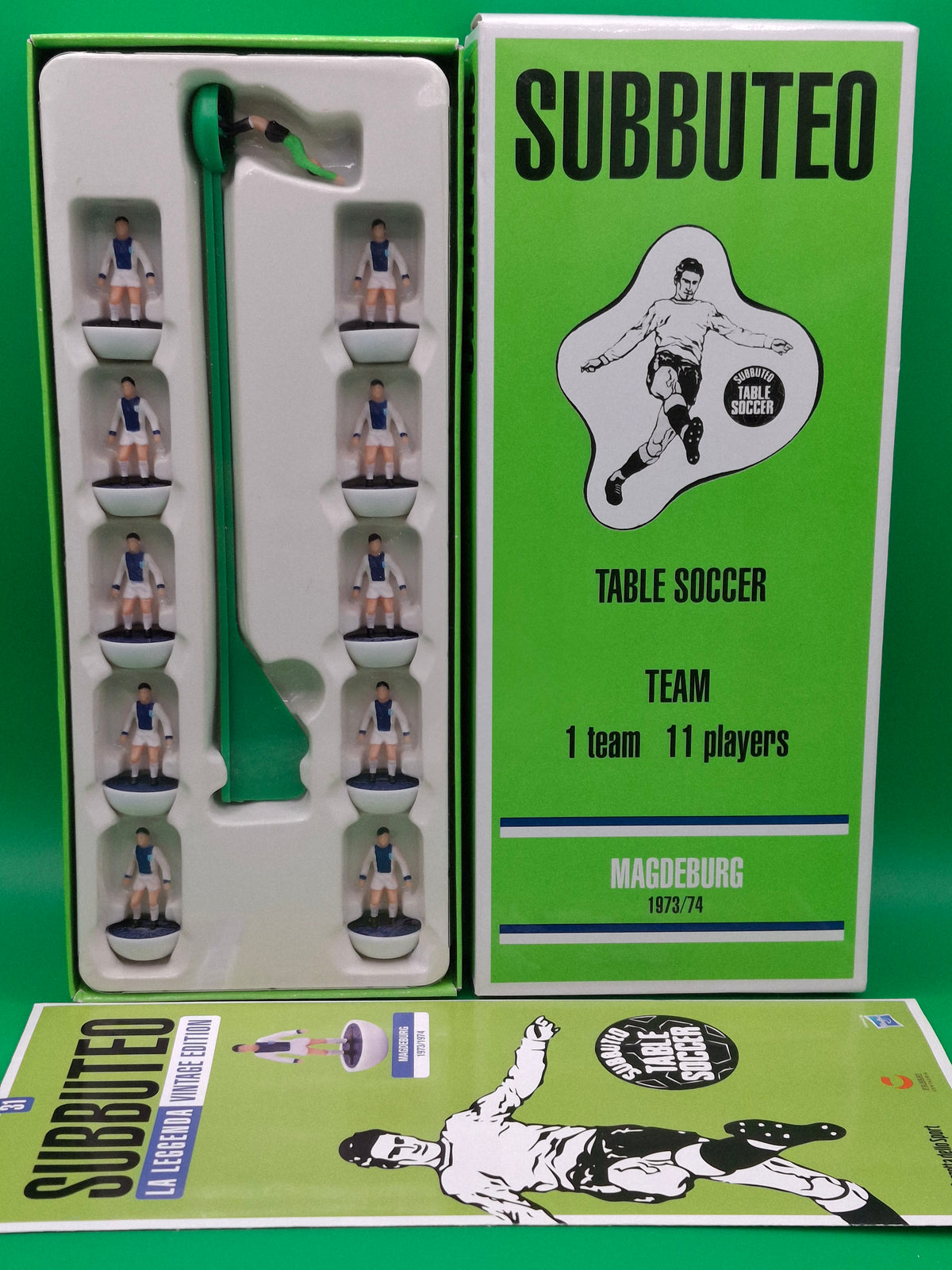 Subbuteo squadra hw 'serie La Leggenda Vintage Edition' Magdeburgo 1973/74 - libretto