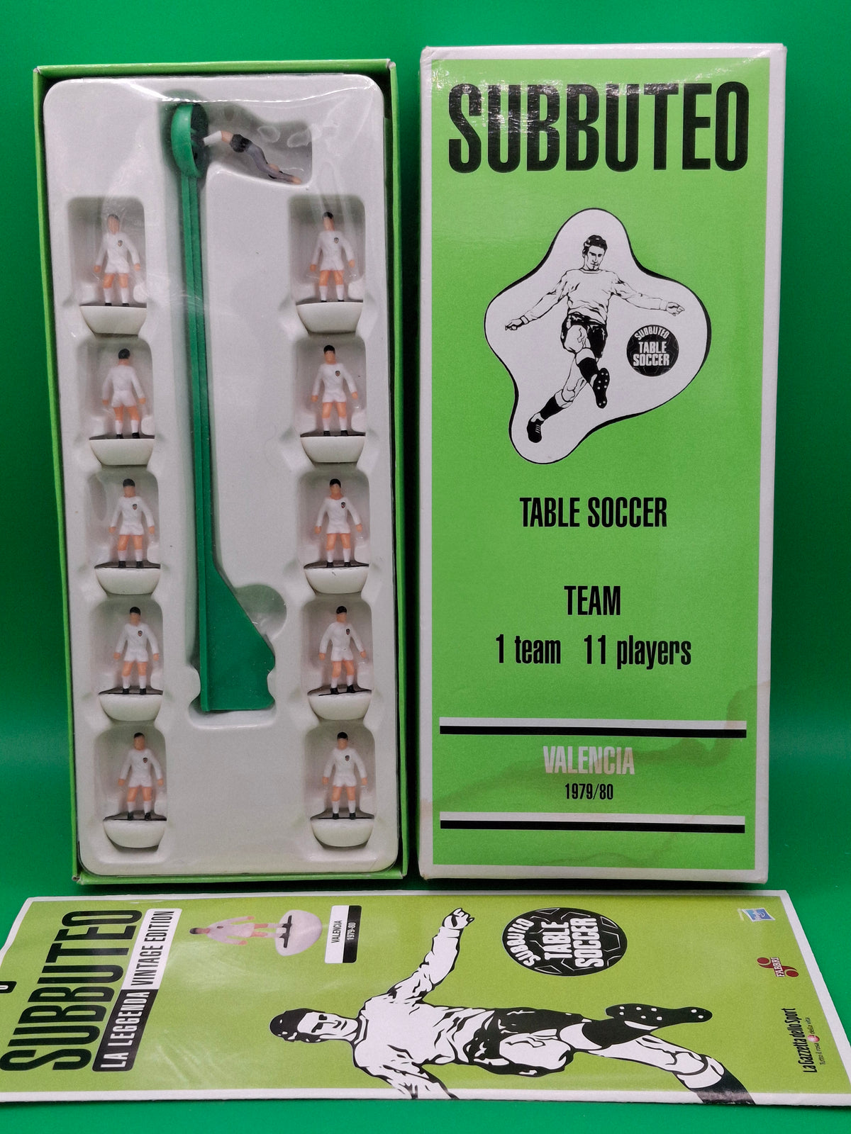 Subbuteo squadra hw 'serie La Leggenda Vintage Edition' Valencia 1979/80 - libretto