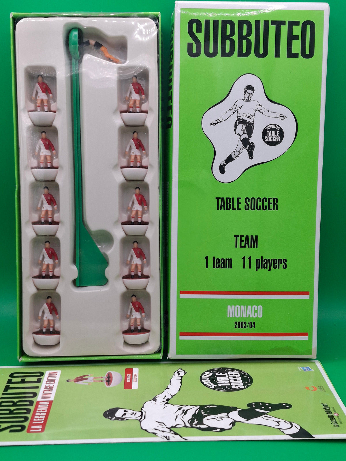 Subbuteo squadra hw 'serie La Leggenda Vintage Edition' Monaco 2003/04 - libretto