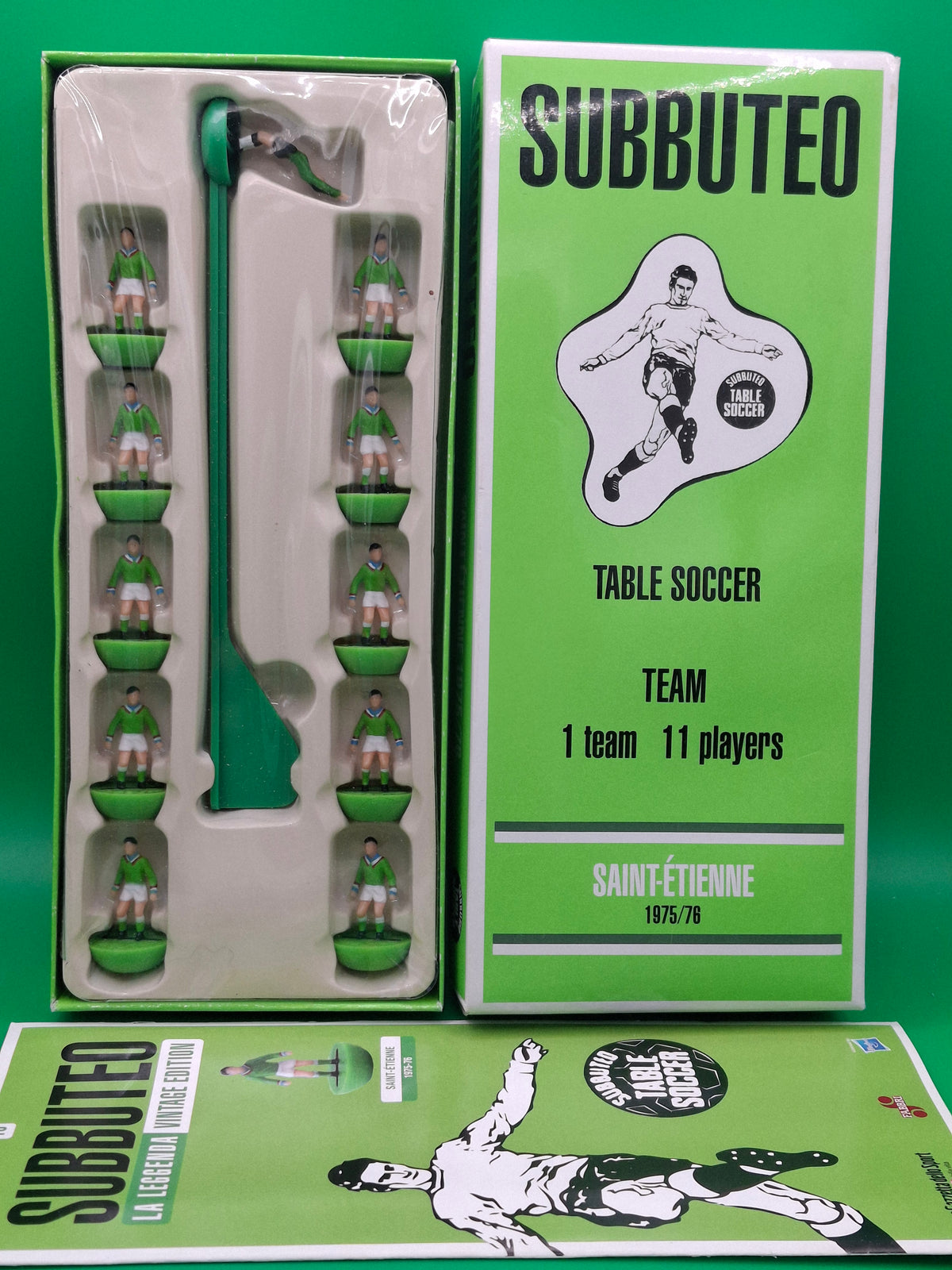 Subbuteo squadra hw 'serie La Leggenda Vintage Edition' Saint Etienne 1975/76 - libretto