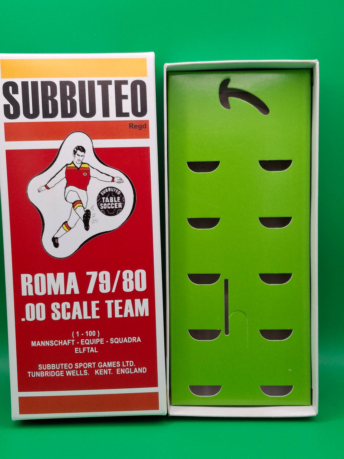 Subbuteo Box replica HW Roma 2nd 1979/80