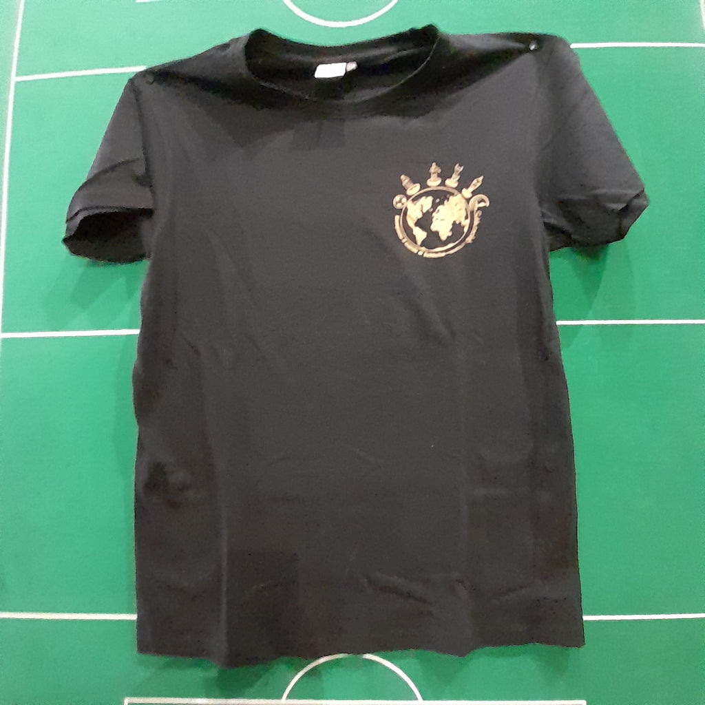 Subbuteolab T-shirt nero/gold in cotone