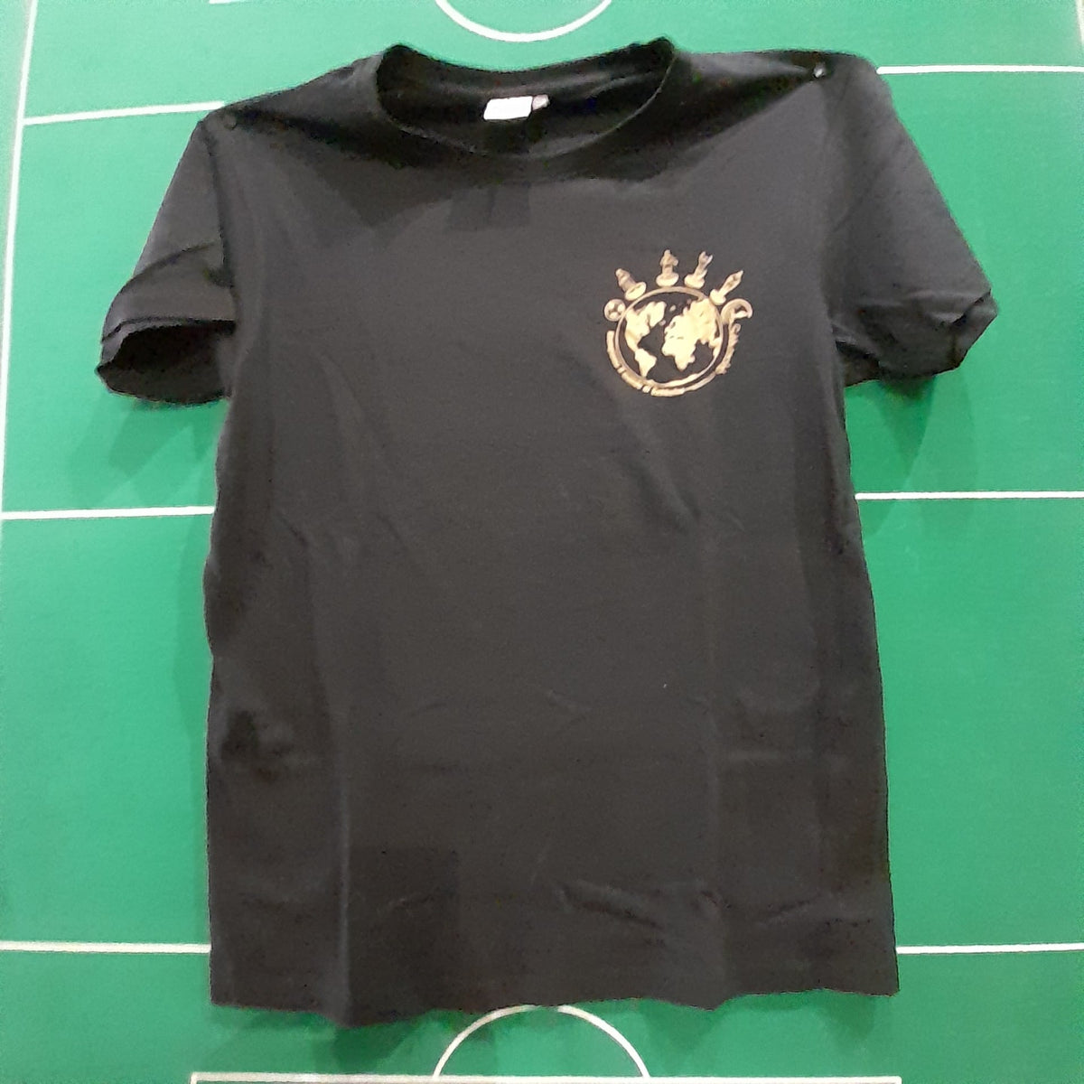Subbuteolab T-shirt nero/gold in cotone