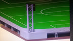 Subbuteolab linea stadio gradinata - seggiolina giallo