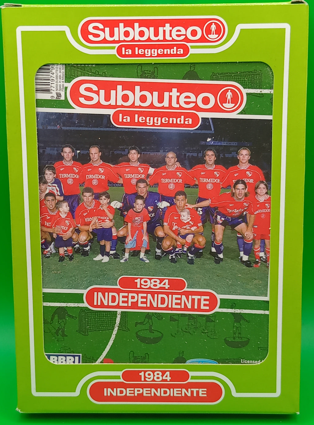 Subbuteo 'serie la leggenda lw' Independiente 1984 con libretto