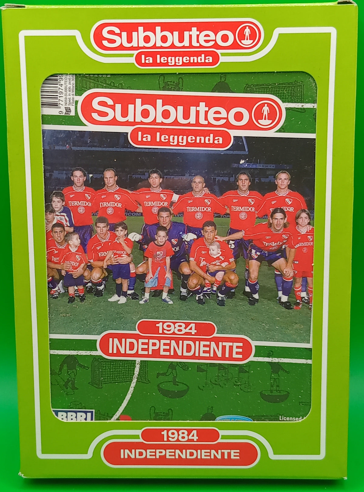 Subbuteo 'serie la leggenda lw' Independiente 1984 con libretto
