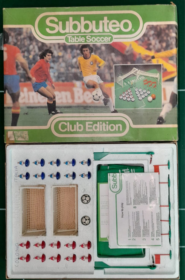 Subbuteo set box Club Edition anni '80