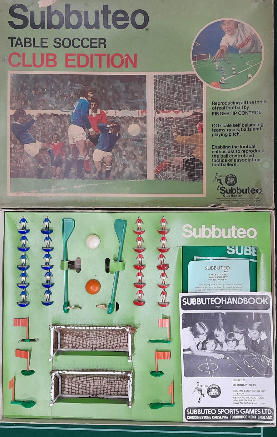 Subbuteo set box Club Edition fine anni '70 - miniature zombie