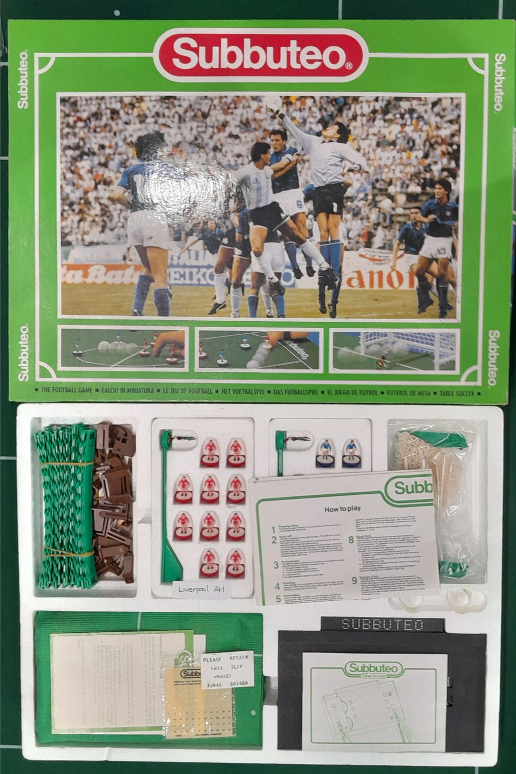 Subbuteo set box 60240