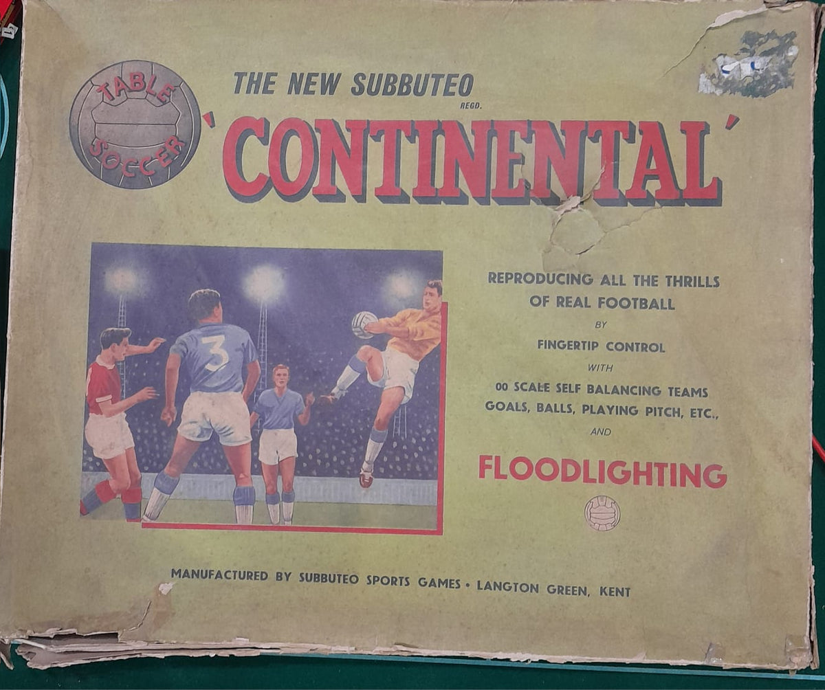 Subbuteo set box Continental Floodlight Edition metà anni '60 - miniature walker