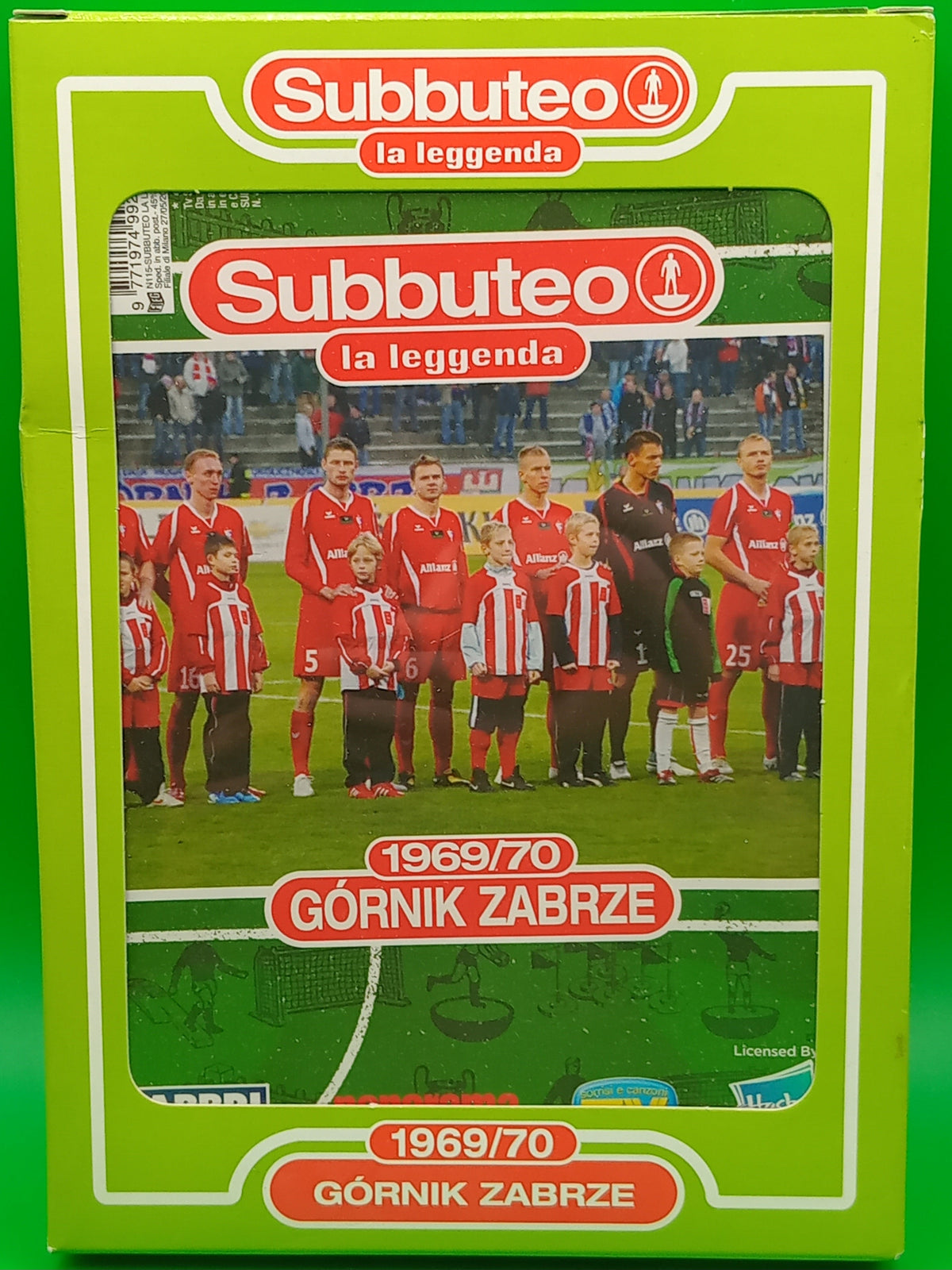 Subbuteo 'serie la leggenda lw' Gornik Zabrze 1969/70 con libretto