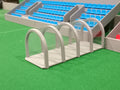 Subbuteolab linea stadio tunnel ingresso campo - colore grigio