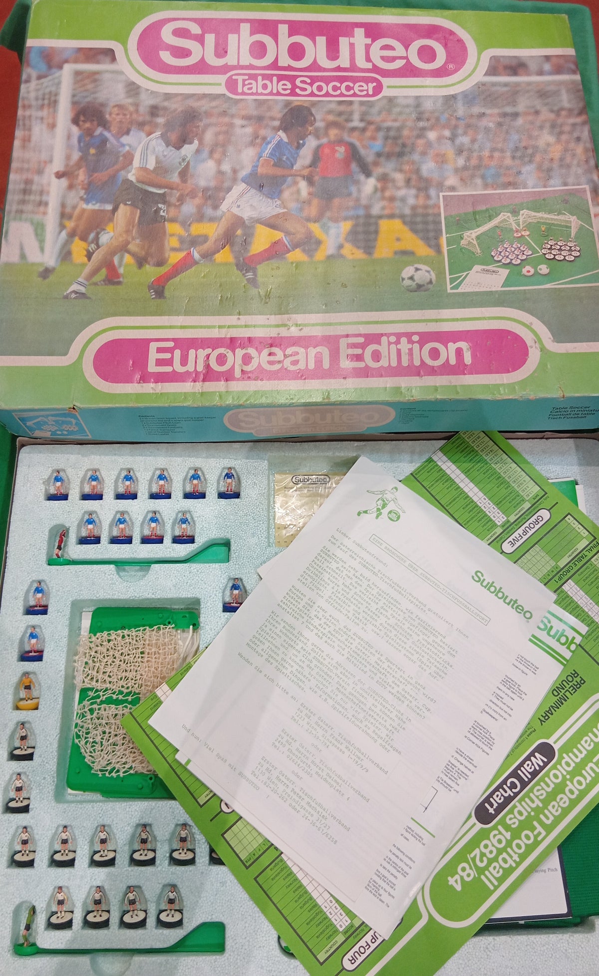 Subbuteo set box European Edition