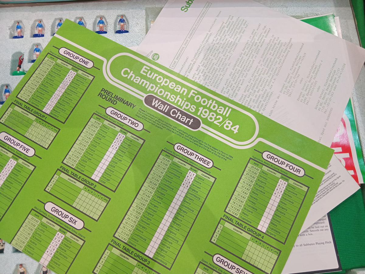Subbuteo set box European Edition