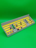 Subbuteolab linea stadio gradinata - seggiolina giallo