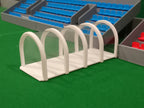 Subbuteolab linea stadio tunnel ingresso campo - colore bianco