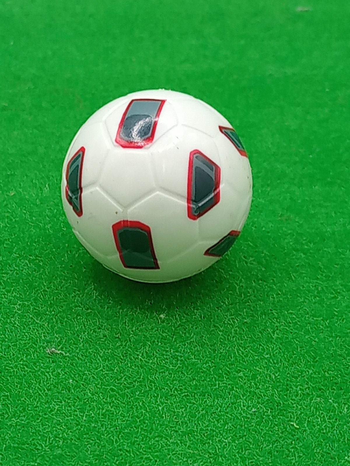 Subbuteo pallone standard Fire - rosso/nero