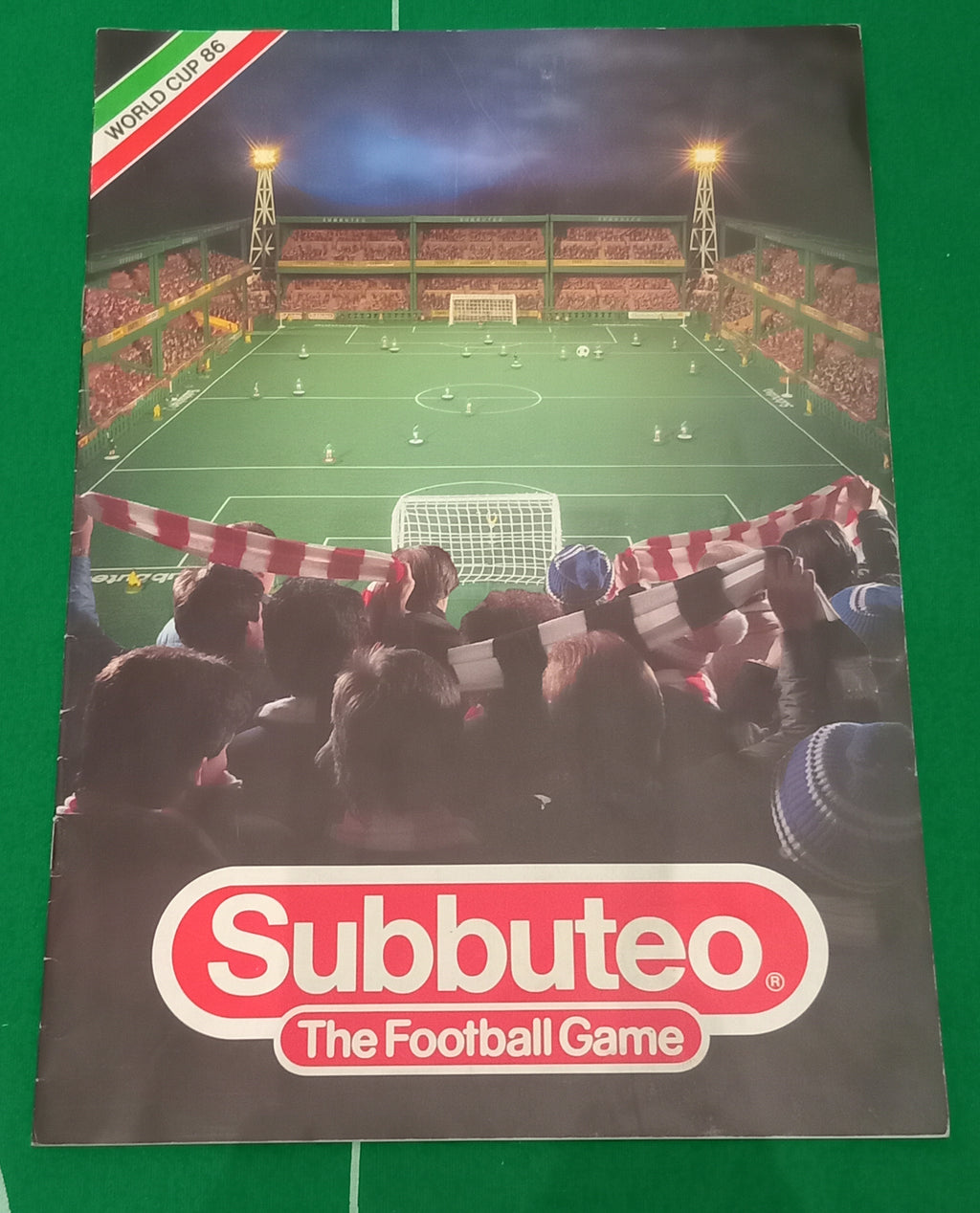 Subbuteo catalogo world cup '86 - lingua inglese