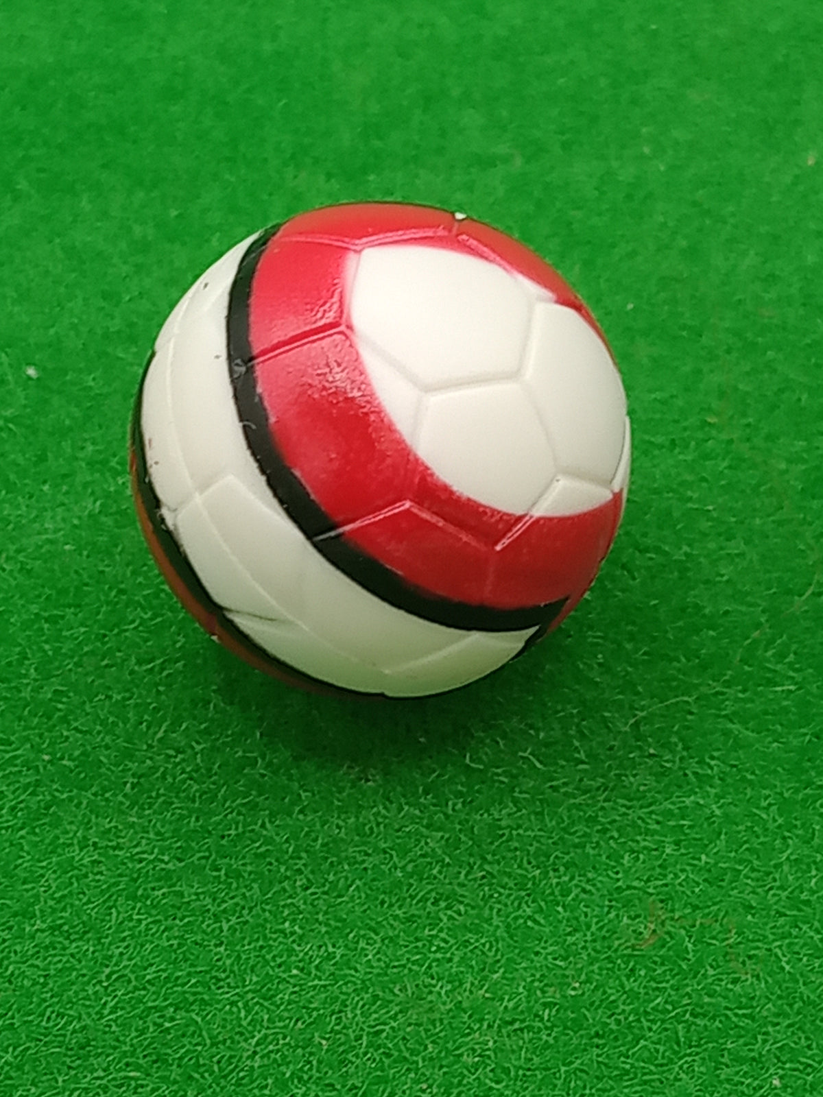 Subbuteo pallone standard Pro - bande rosso/nero