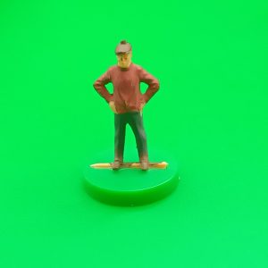 Subbuteo personaggio stadio manager - giacca marrone