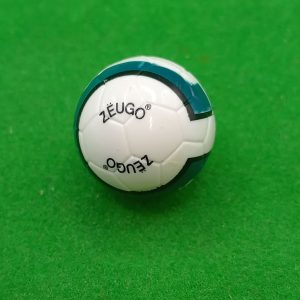 Zeugo pallone misura standard a bande bianco/blu - con logo